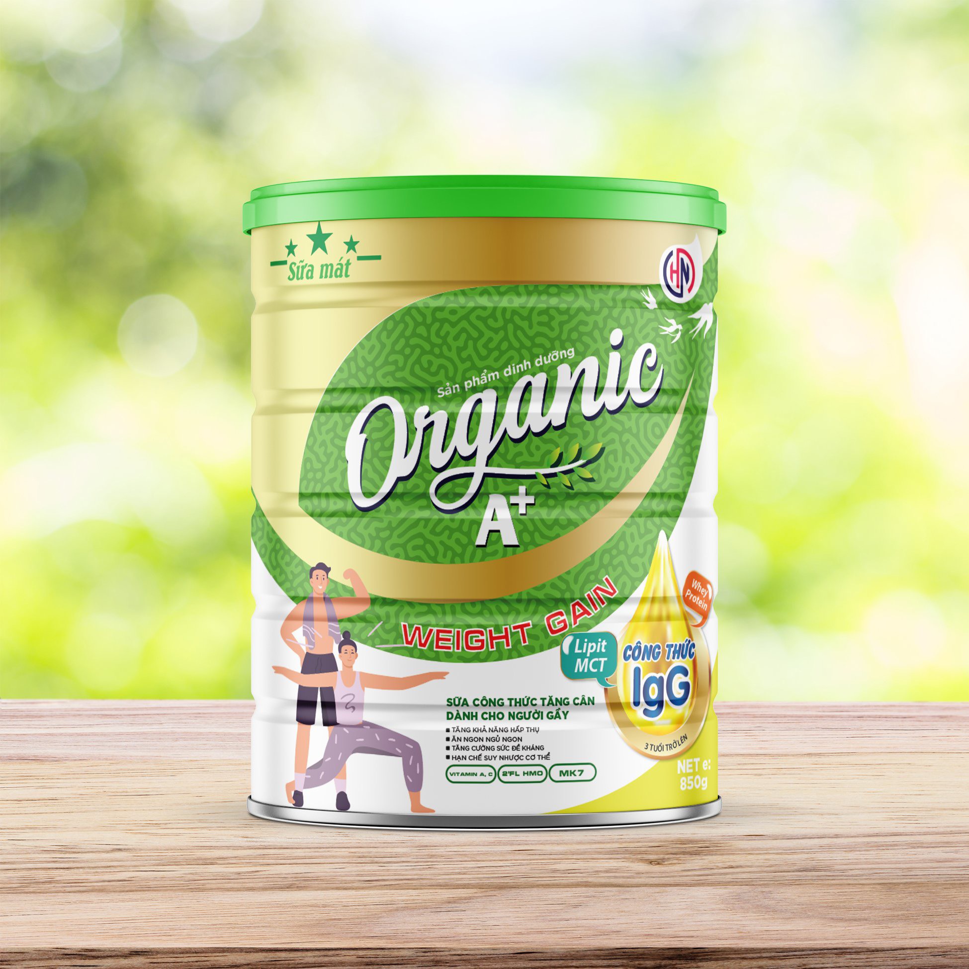 Sữa ORGANIC A+  Weight Gain