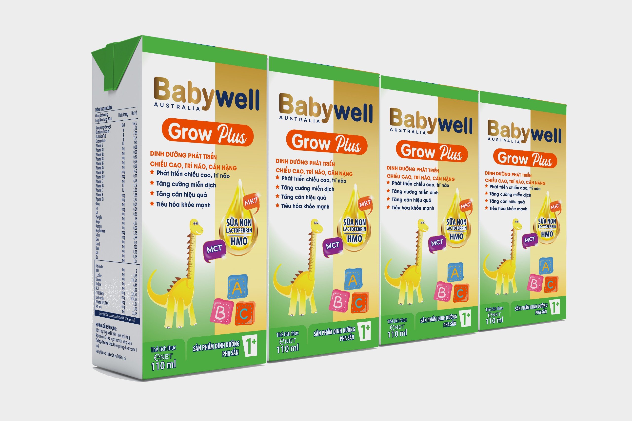 sữa bột pha sẵn Babywell Grow